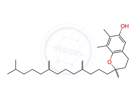Chemical structure of DL-α-Tocopherol Impurity 57
