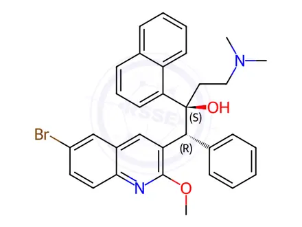 Chemical structure of Bedaquiline Fumarate Impurity 41