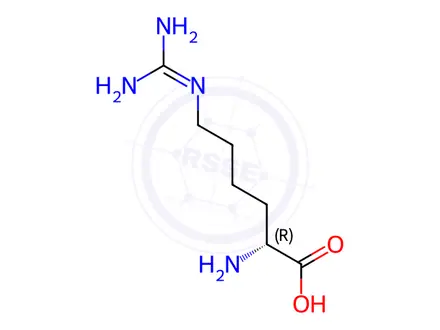 Chemical structure of D-Homoarginine