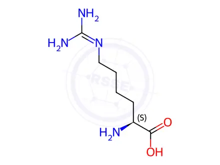 Chemical structure of Arginine Impurity 19 (Homoarginine)