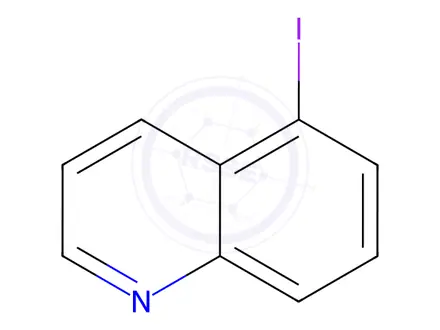 Chemical structure of 5-Iodoquinoline