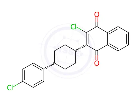 Chemical structure of Atovaquone Impurity 11