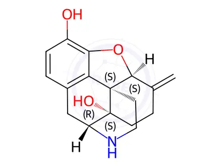 Chemical structure of Nalmefene Impurity B