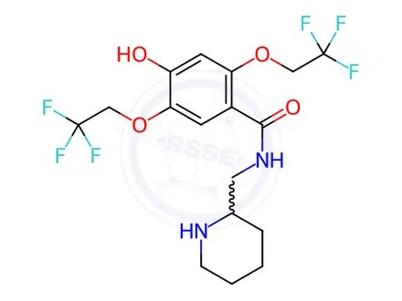 Chemical structure of Flecainide Impurity 3 (Flecainide Acetate EP Impurity C)