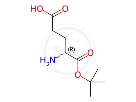 Chemical structure of D-Glutamic Acid 1-tert-Butyl Ester