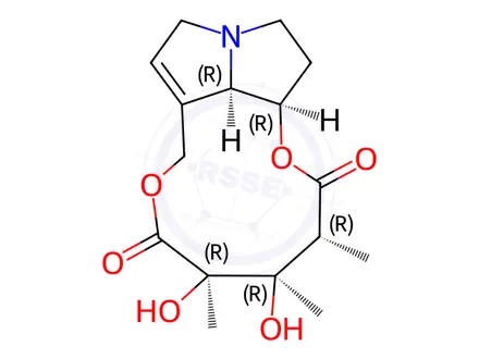 Chemical structure of Monocrotaline