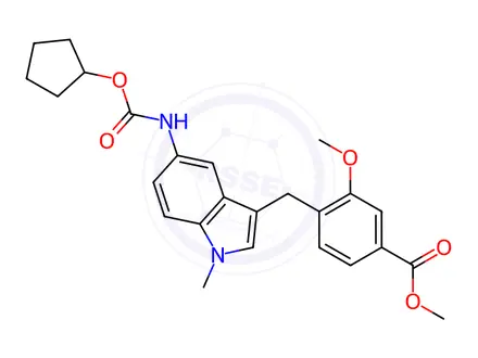 Chemical structure of Zafirlukast Impurity 24