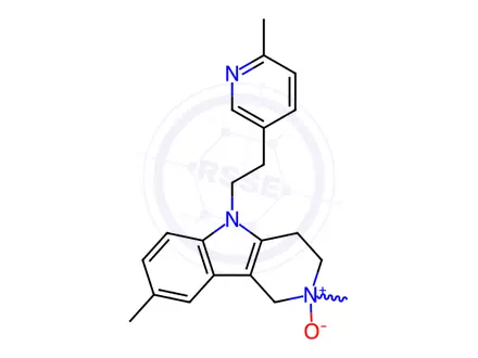 Chemical structure of Dimebon Impurity 4