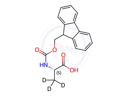 Chemical structure of L-Alanine-[D3]-N-FMOC