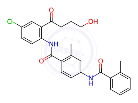 Chemical structure of Tolvaptan Impurity 126