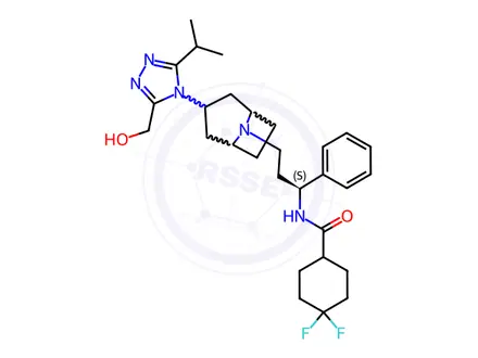 Chemical structure of Maraviroc Impurity 11