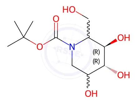 Chemical structure of Miglitol Impurity 11