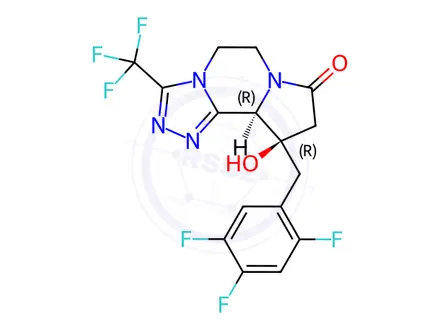Chemical structure of Sitagliptin Phosphate Impurity 225