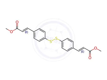 Chemical structure of (4,4’-Dicinnamoyldisulfide)dimethyl EsterDISCONTINUED, USE D472700