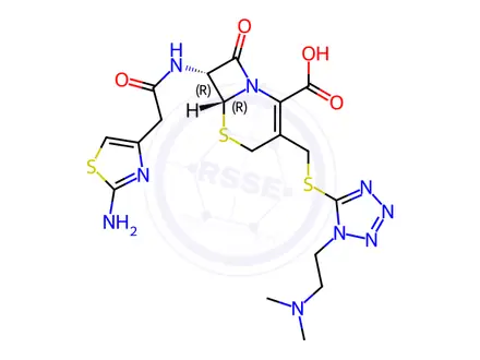 Chemical structure of Cefotiam(Dihydrochloride)