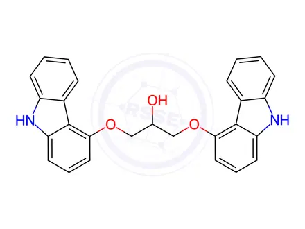 Chemical structure of Carvedilol Impurity DP
