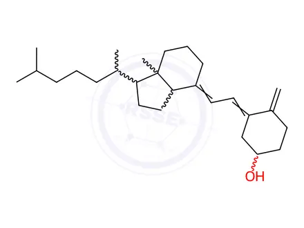 Chemical structure of 5,6-trans-Vitamin D3