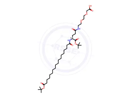 Chemical structure of Semaglutide Impurity 1