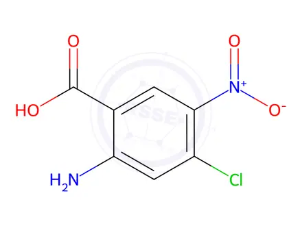 Chemical structure of 2-Amino-4-chloro-5-nitrobenzoic acid