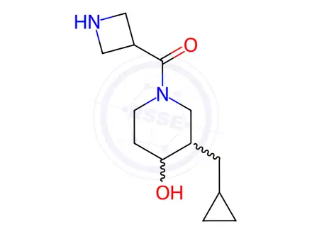 Chemical structure of Azetidin-3-yl(3-(cyclopropylmethyl)-4-hydroxypiperidin-1-yl)methanone