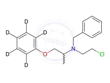 Chemical structure of Phenoxybenzamine-d5 Hydrochloride