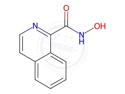 Chemical structure of Isoquinoline-1-carboxylic acid hydroxyamide