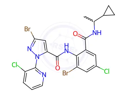 Chemical structure of Tetraniliprole Impurity 2