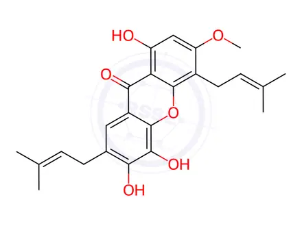 Chemical structure of Xanthone Impurity 106