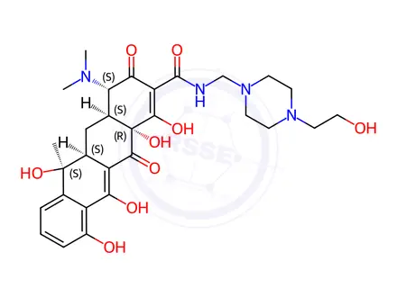 Chemical structure of Oxytetracycline Impurity 8