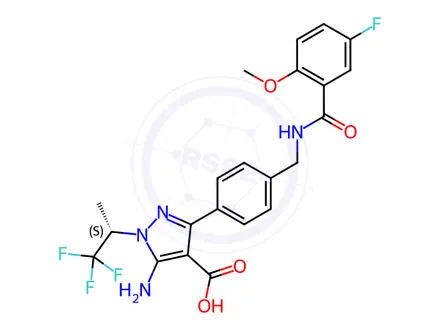 Chemical structure of Pirtobrutinib Impurity 23