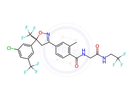 Chemical structure of Fluralaner Impurity 51