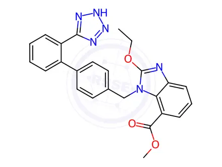 Chemical structure of Candesartan Cilexetil EP Impurity I