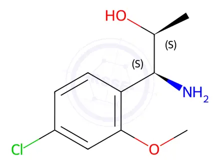 Chemical structure of (1S,2S)-1-AMINO-1-(4-CHLORO-2-METHOXYPHENYL)PROPAN-2-OL