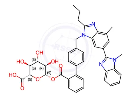 Chemical structure of Telmisartan Impurity 48