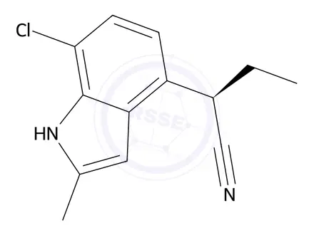 Chemical structure of 11-Deoxycorticosterone-[13C3]