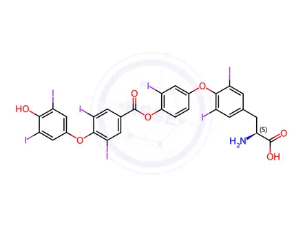 Chemical structure of Liothyronine Impurity 11