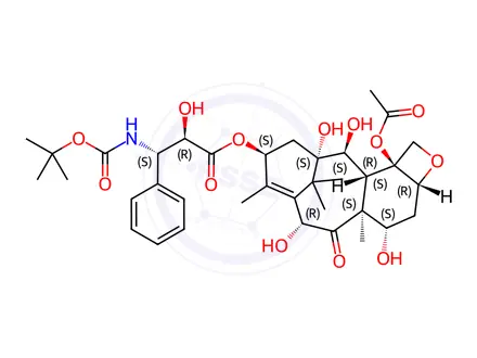 Chemical structure of Desbenzoyl Docetaxel