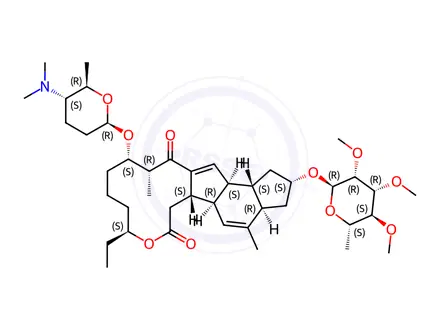 Chemical structure of Spinosad Impurity 2 (Spinosyn D)