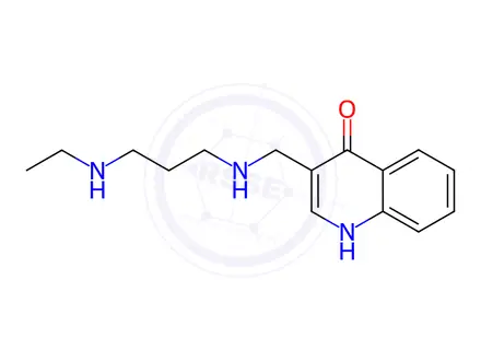 Chemical structure of 3-[[[3-(EthylaMino)propyl]aMino]Methyl]-4-quinolinol