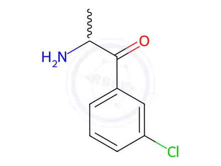 Chemical structure of Bupropion impurity 6