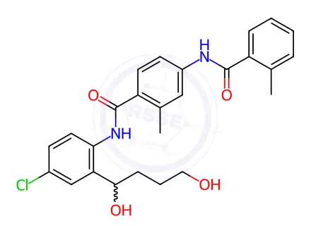 Chemical structure of Tolvaptan Impurity 42