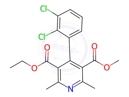 Chemical structure of Felodipine EP Impurity A