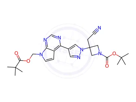 Chemical structure of Baricitinib Impurity 91