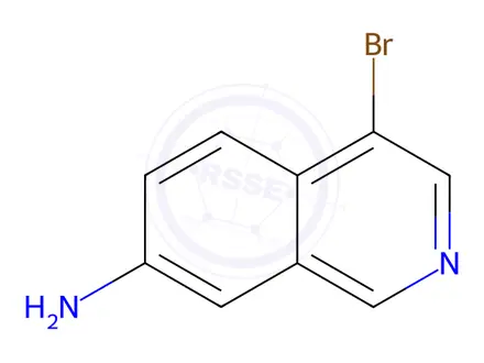 Chemical structure of 4-Bromoisoquinolin-7-amine