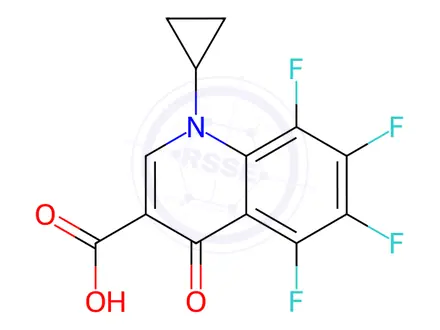 Chemical structure of Orbifloxacin EP Impurity F