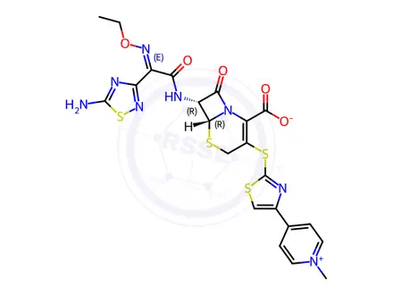 Chemical structure of Ceftaroline Fosamil Impurity 5