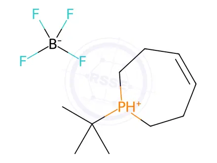 Chemical structure of 1-tert-Butyl-2,3,6,7-tetrahydro-1h-phosphepinium tetrafluoroborate
