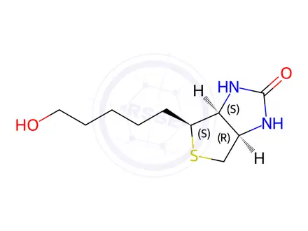 Chemical structure of Biotin Impurity 12
