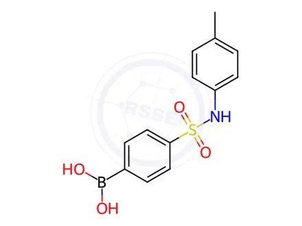 Chemical structure of (4-(N-(p-Tolyl)sulfamoyl)phenyl)boronic Acid