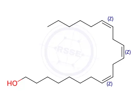 Chemical structure of 8(Z),11(Z),14(Z)-Eicosatrien?ol